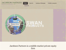 Tablet Screenshot of jacobsonpartners.com